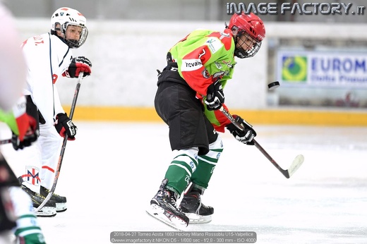 2018-04-27 Torneo Aosta 1663 Hockey Milano Rossoblu U15-Valpellice